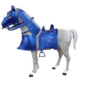 VTG Louis Marx Legendary Noble Knights Sir Brandon's Horse Destiny blue armor 99